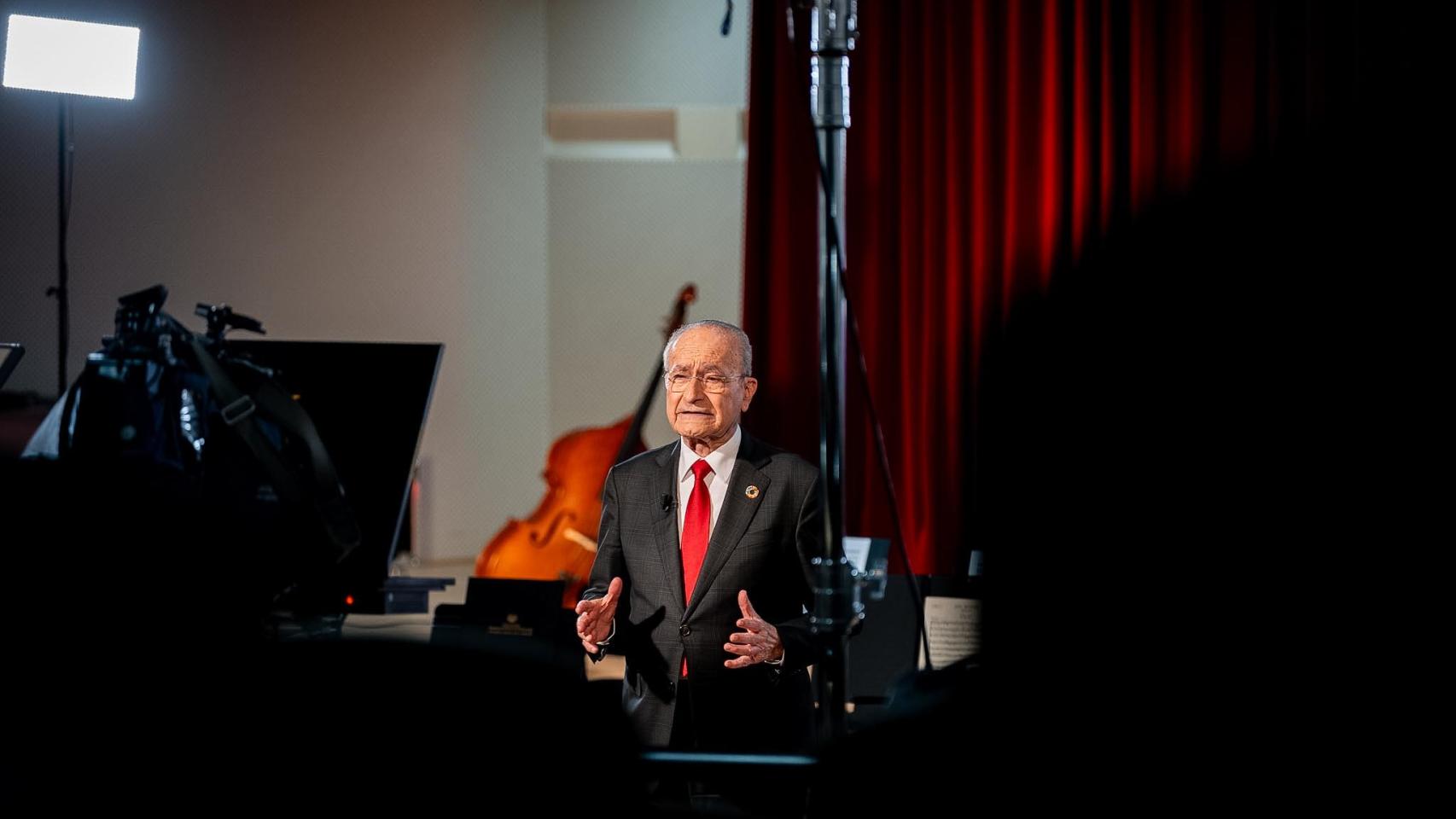 Francisco De la Torre en su mensaje de Fin de Año.