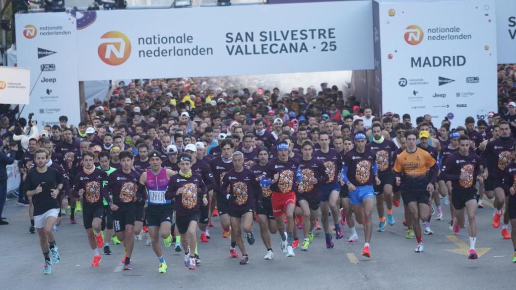 Carrera popular San Silvestre Vallecana.