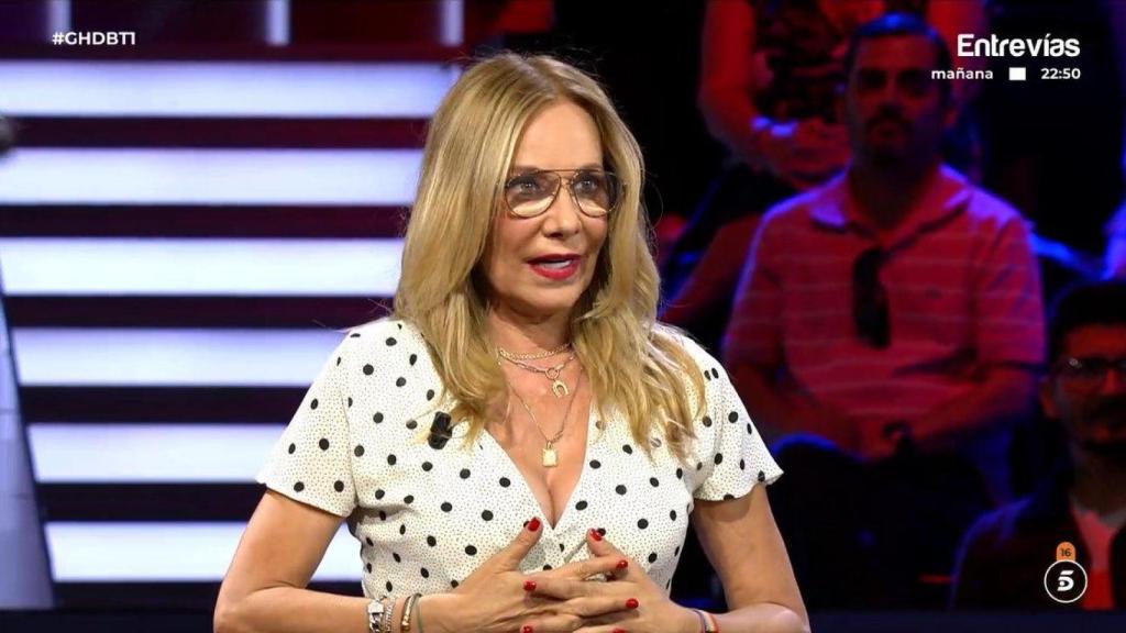 Belén Rodríguez en uno de los debates de 'Gran Hermano 19'.