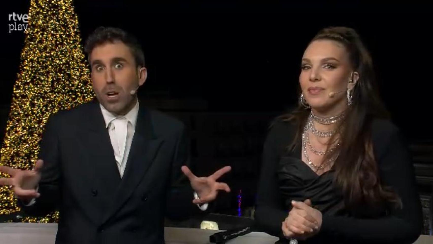 Inés Hernand y Aitor Albizua presentaron junto a Miguel Maldonado las primeras preuvas de RTVE.