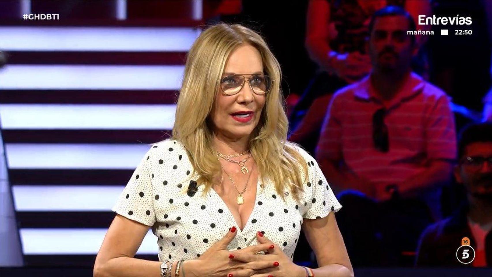 Belén Rodríguez en uno de los debates de 'Gran Hermano 19'.