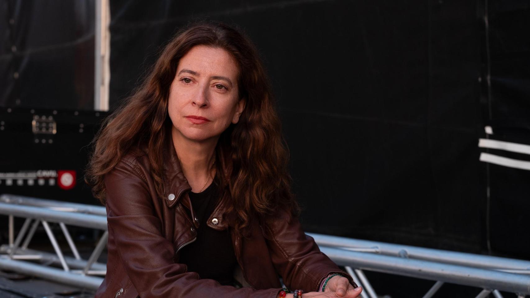 La escritora, en un posado para Magas.