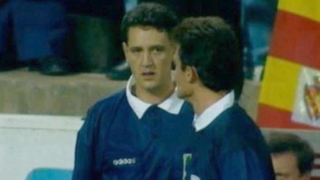 Rafa Guerrero hablando con Mejuto González