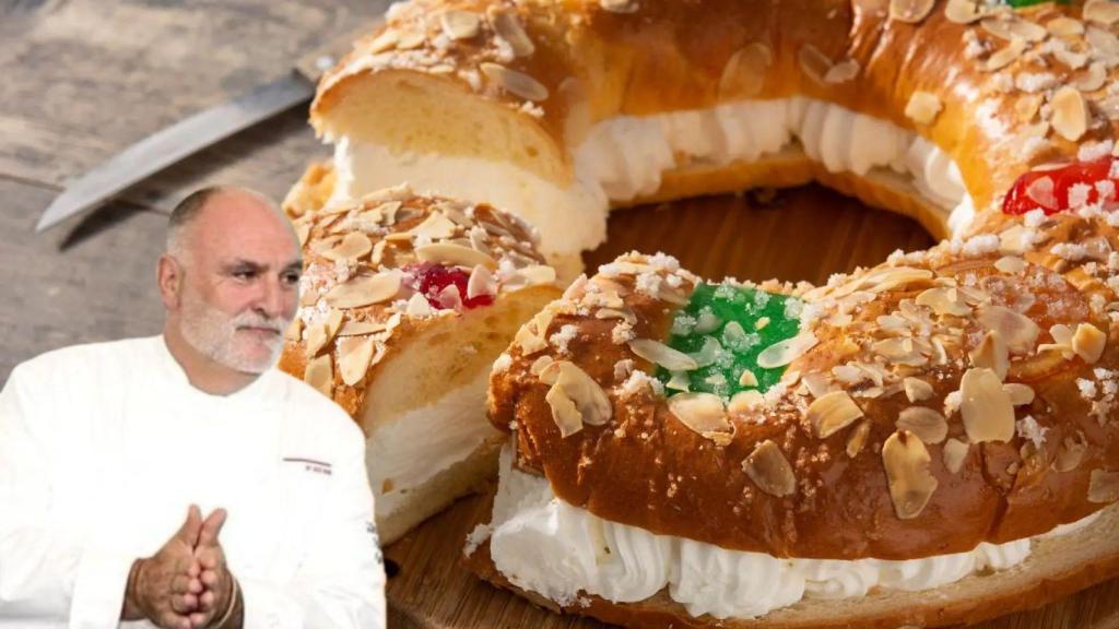 José Andrés (56), chef, y el Roscón de Reyes