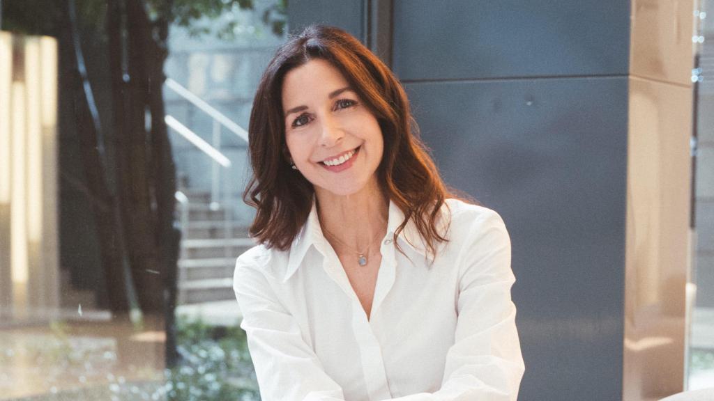 La entrevistada, retratada en la sede del gigante tecnológico en Madrid.