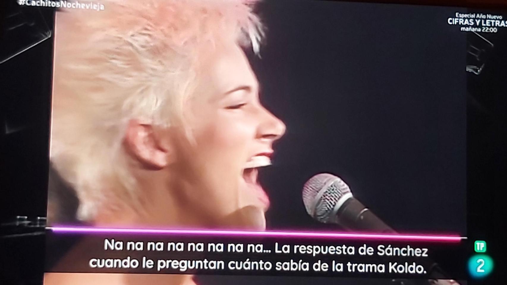 El rótulo de 'Cachitos' dedicado a Pedro Sánchez y el escándalo de corrupción del PSOE.