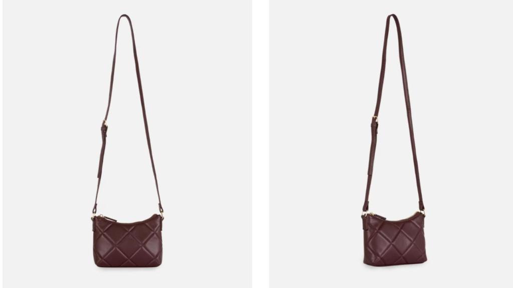 Bandolera acolchada.