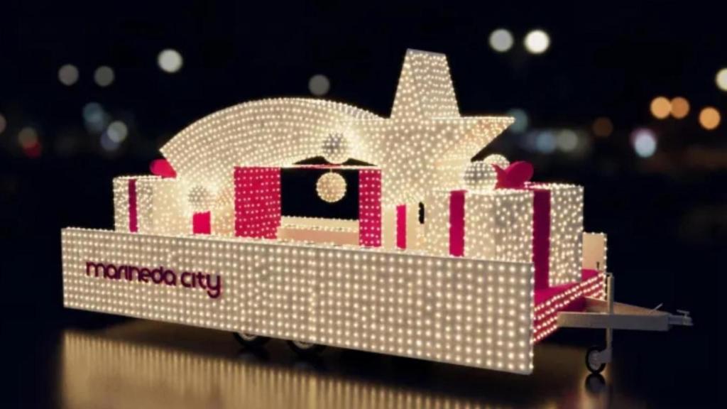 Marineda City encabezará la Cabalgata de Reyes de A Coruña con una carroza diseñada como una gran estrella.
