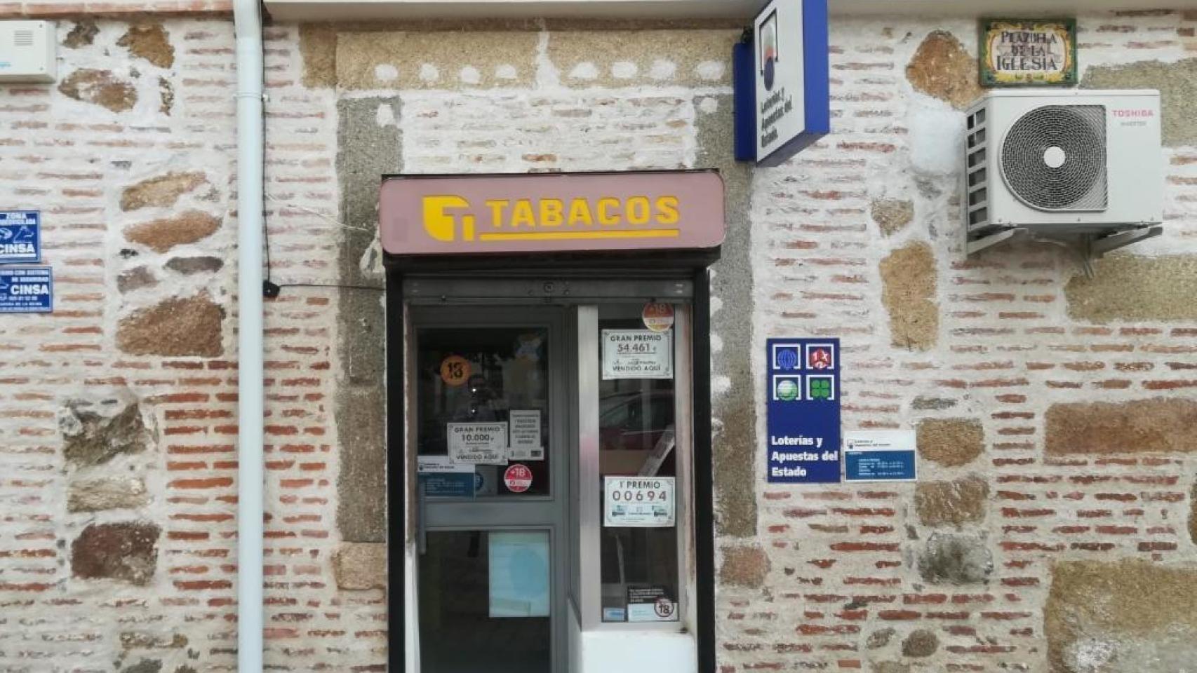 Administración de Peñas de San Pedro (Albacete). Foto: Loterías y Apuestas del Estado.