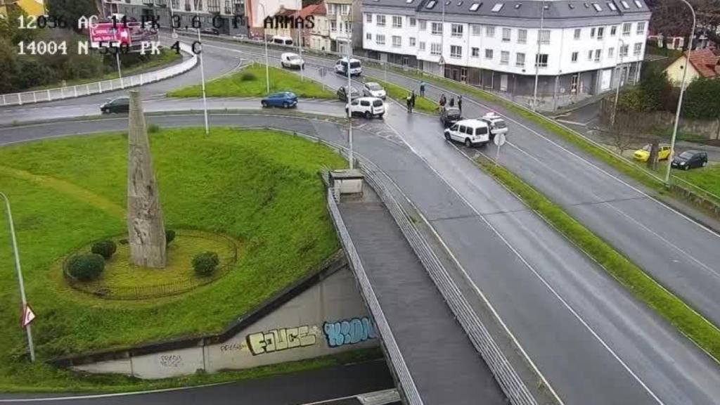 Accidente de tráfico en Pedralonga este 2 de enero.