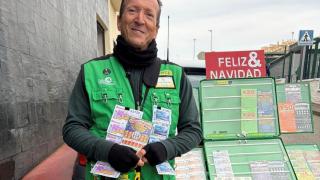 Juan Carlos Collado, vendedor de la ONCE.