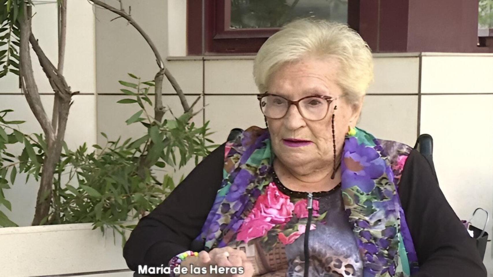 María en un reportaje de La Sexta.