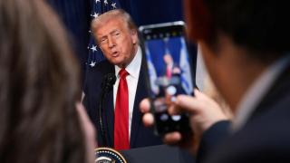 Donald Trump durante una rueda de prensa en la Casa Blanca el pasado 29 de diciembre.