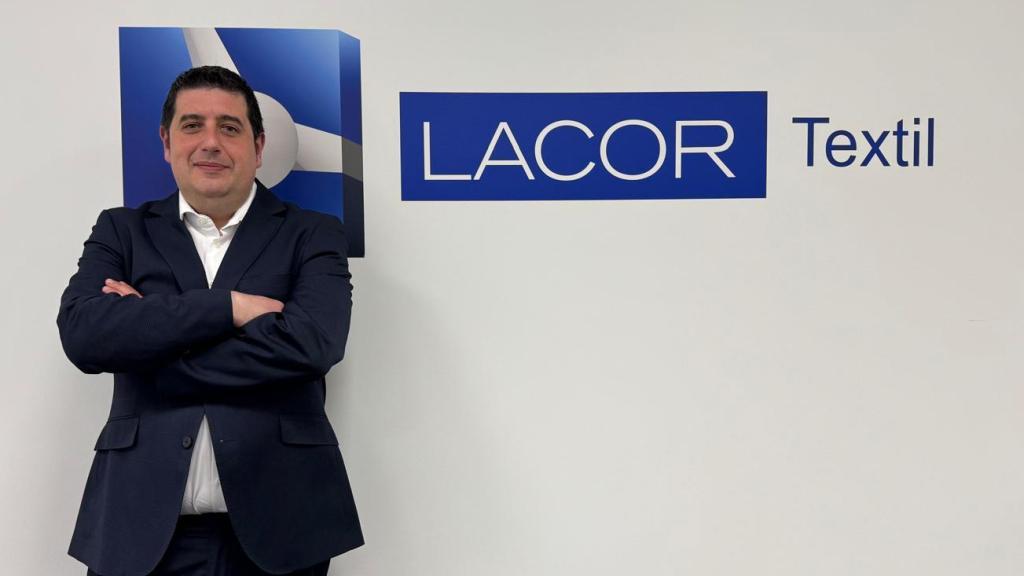 Sergio Puente, gerente de la planta de Lacor Textil en el polígono Plaza.