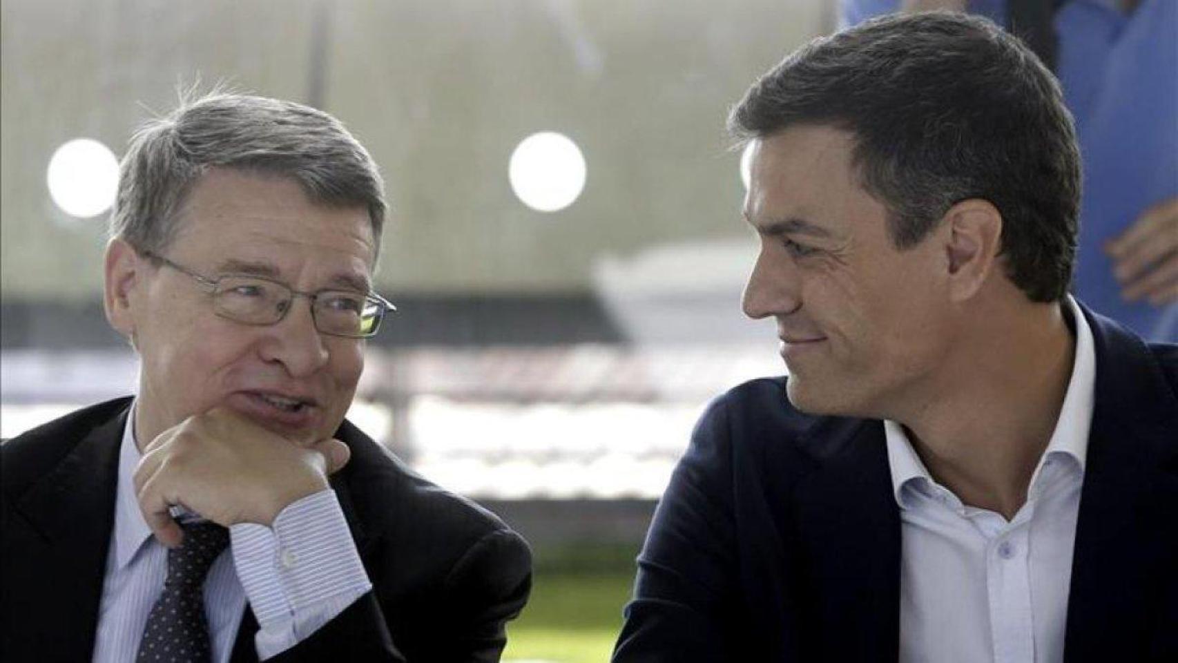 Pedro Sánchez y Jordi Sevilla, en una imagen de archivo.