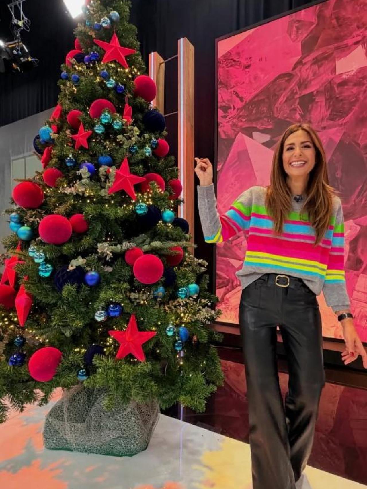 Nuria Roca en Navidad.