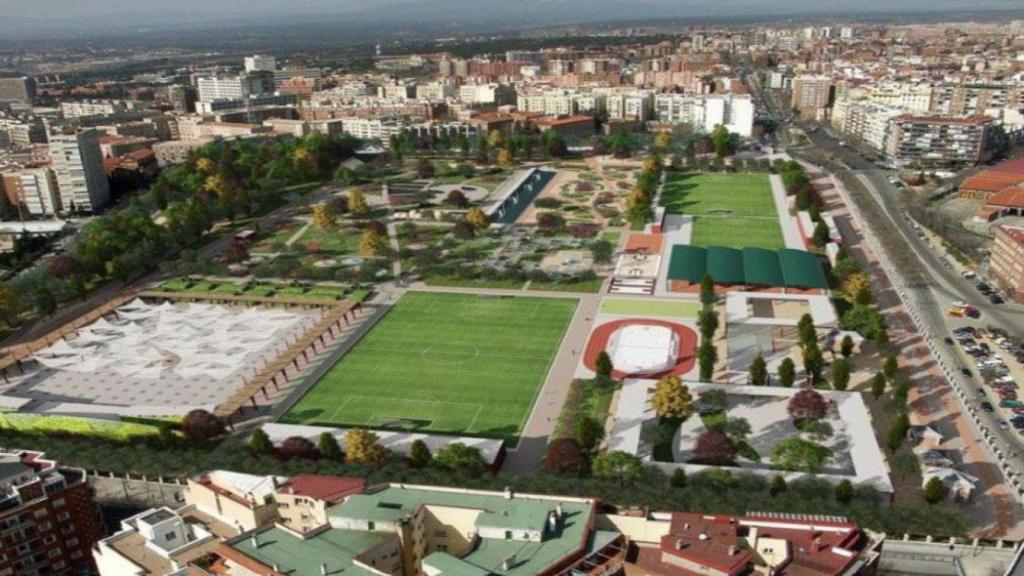 La nueva zona de Milla Canal de Madrid.