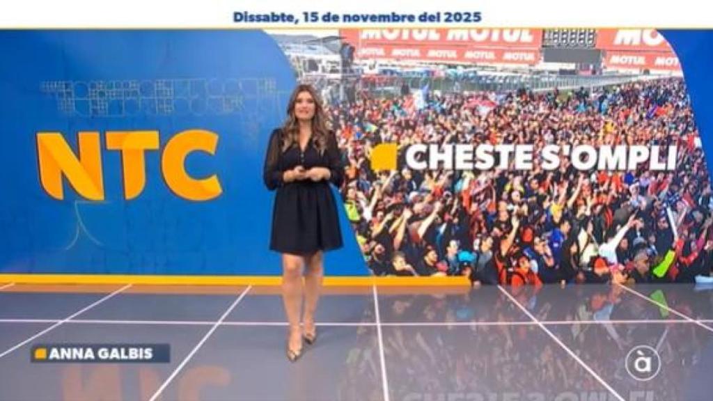 Anna Galbis presenta NTC cap de setmana. EE