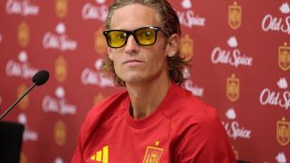 Marcos Llorente, en un acto con la Selección