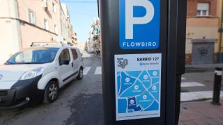 Un parquímetro de la Zona SER de Madrid.