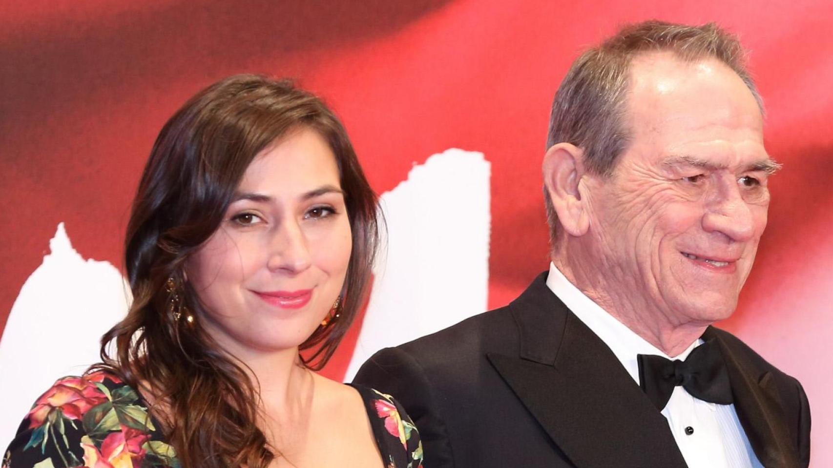 Tommy Lee Jones junto a su hija, Victoria, en una imagen de archivo.