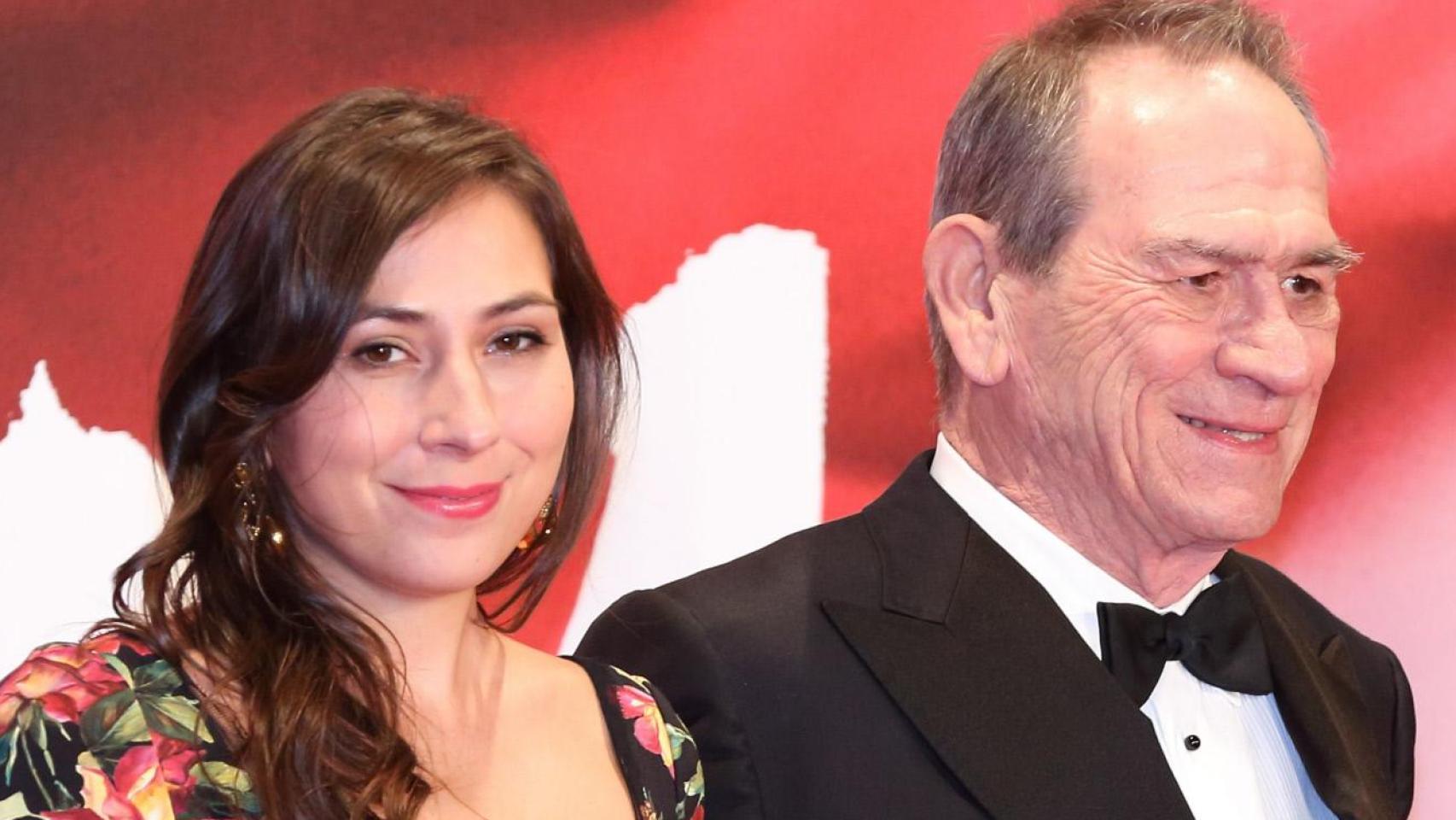 Tommy Lee Jones junto a su hija, Victoria, en una imagen de archivo.