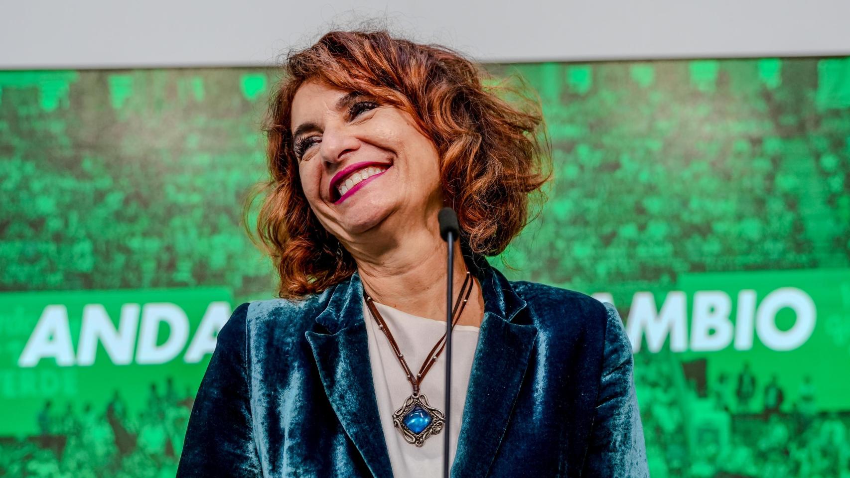 María Jesús Montero, vicepresidenta primera y ministra de Hacienda.