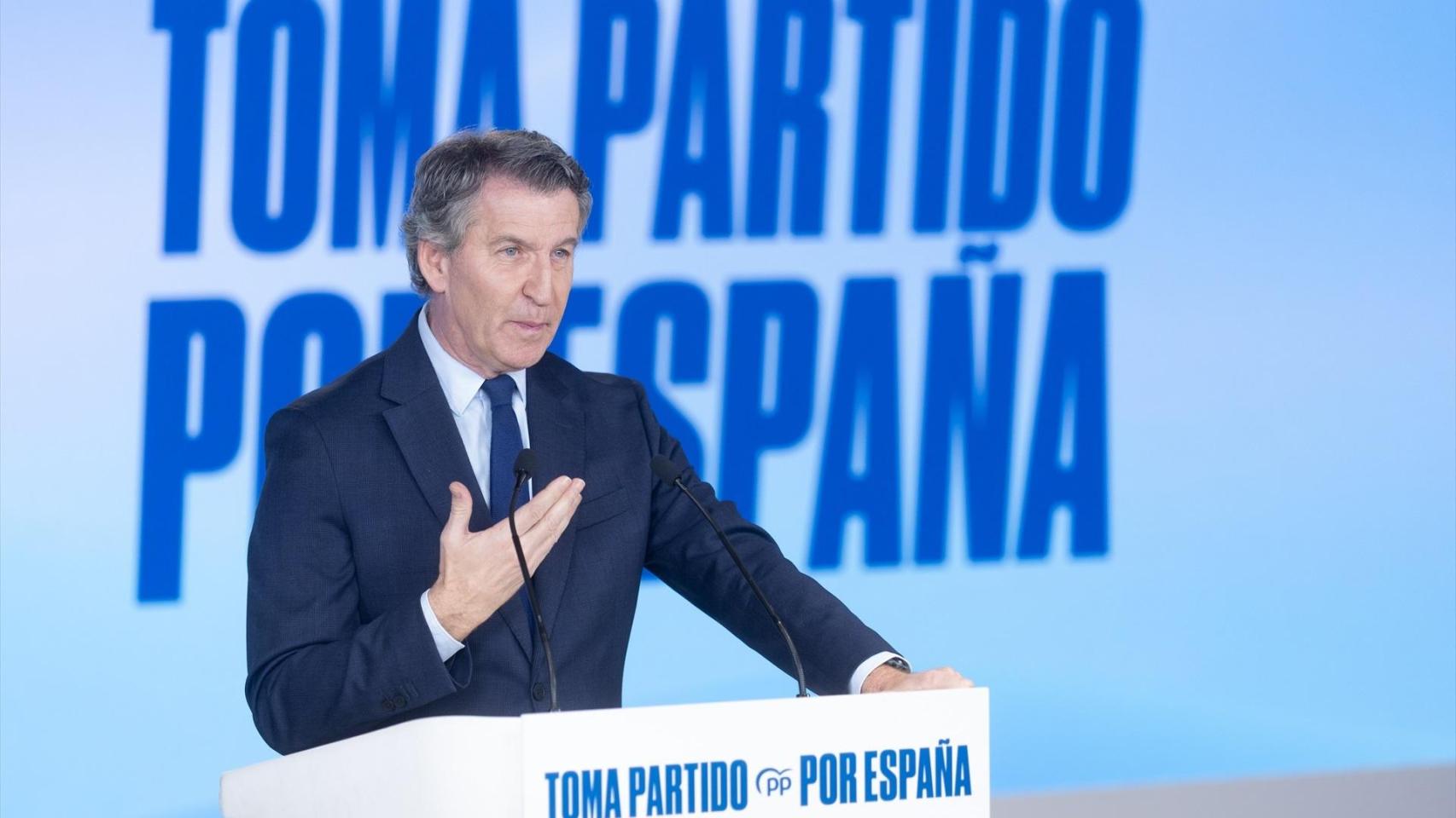 El presidente del PP, Alberto Núñez Feijóo. Eduardo Parra / EP
