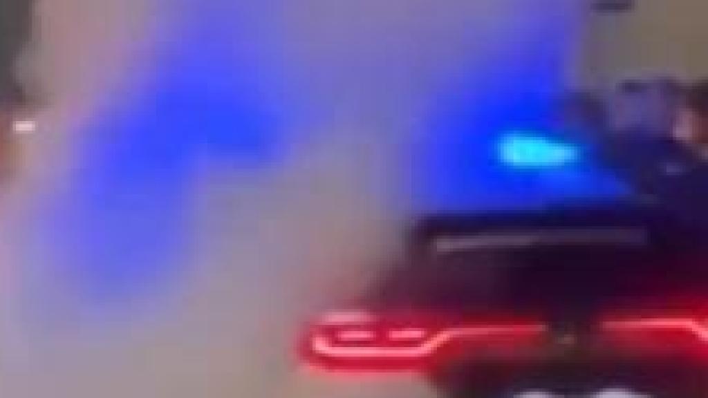 Los asistentes a la carrera ilegal atacaron con un extintor a la patrulla de la Guardia Civil.