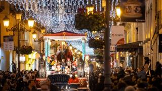 Cabalgata de los Reyes Magos en Zaragoza.