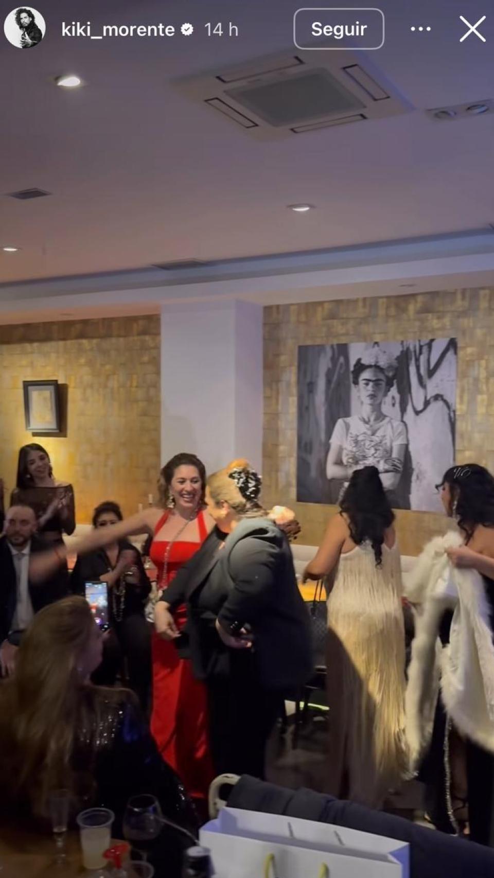 Estrella Morente, en su gran fiesta de Fin de Año en Madrid.