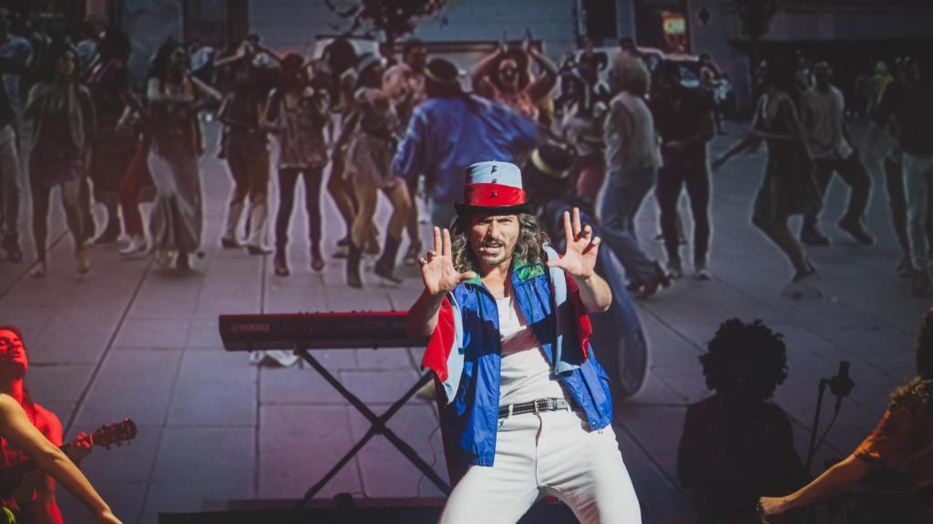 Imagen del nuevo show de Nacho Cano, en los Cines de Callao. Ibiza y sus magias.