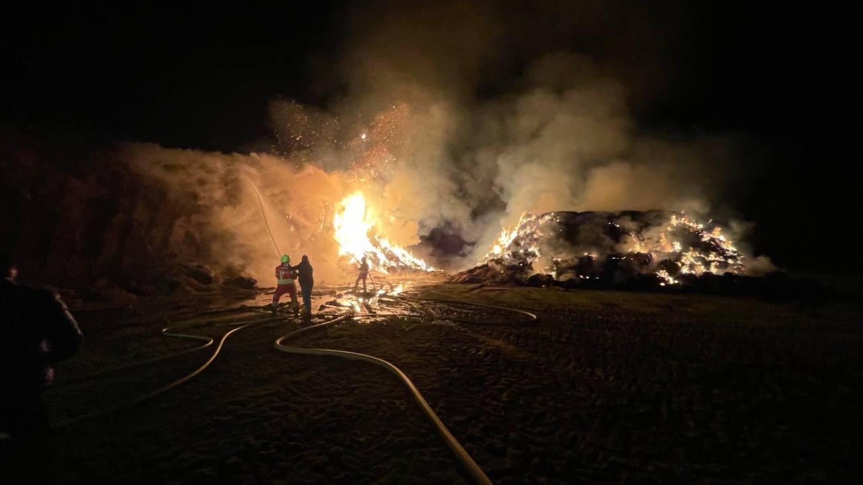 Incendio en Pinarejos