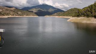 El embalse de la Concepción hace unos días.