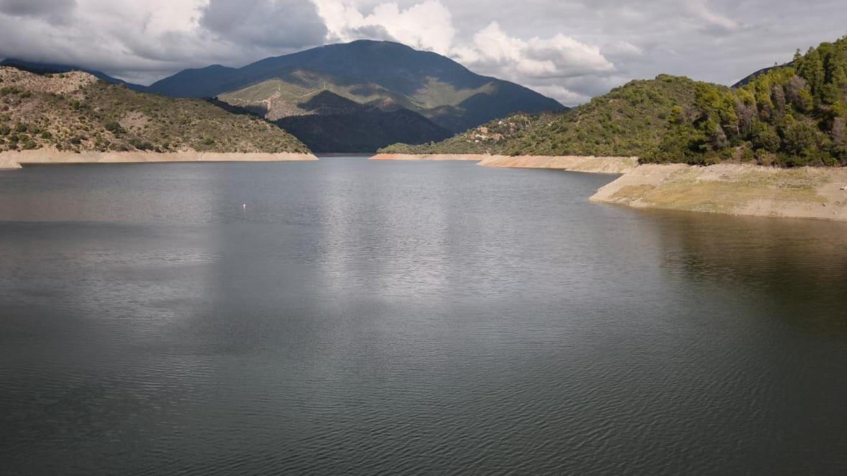 El embalse de la Concepción hace unos días.