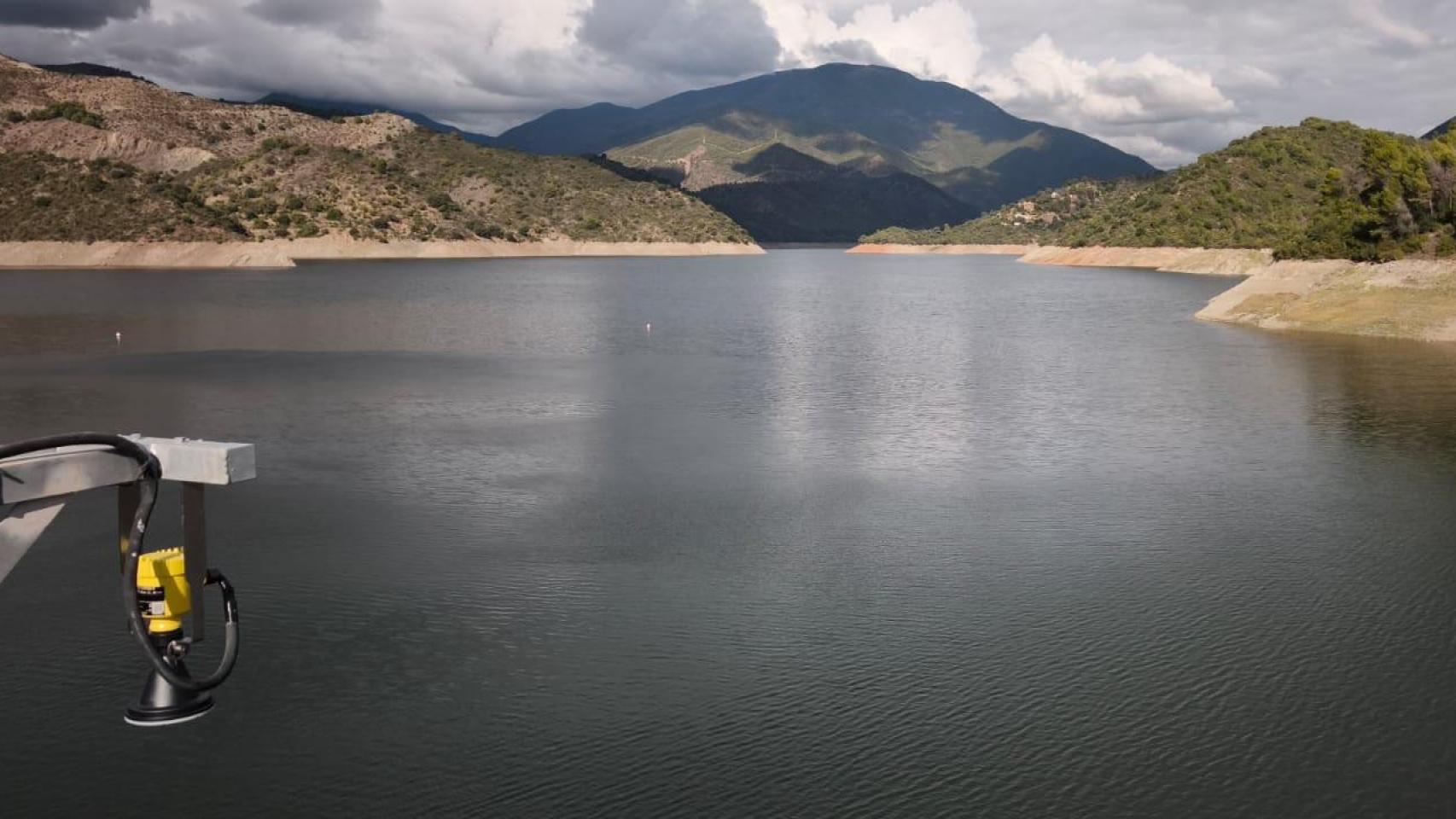 El embalse de la Concepción hace unos días.