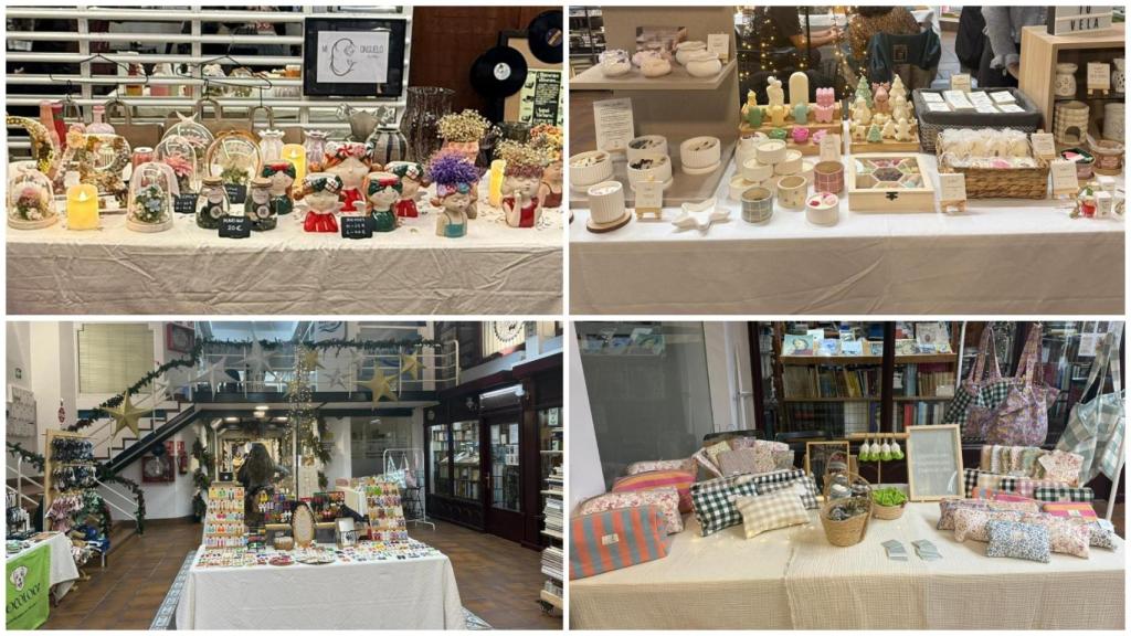 Algunos de los puestos en El Mercado Real de A Coruña