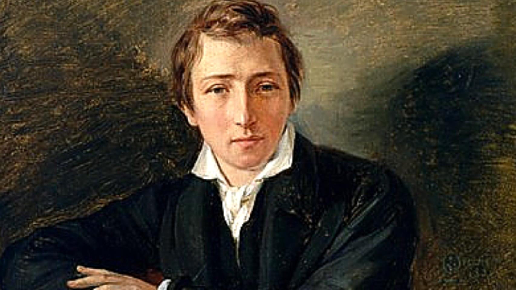 Heinrich Heine, retratado en 1831 por Moritz Daniel Oppenheim