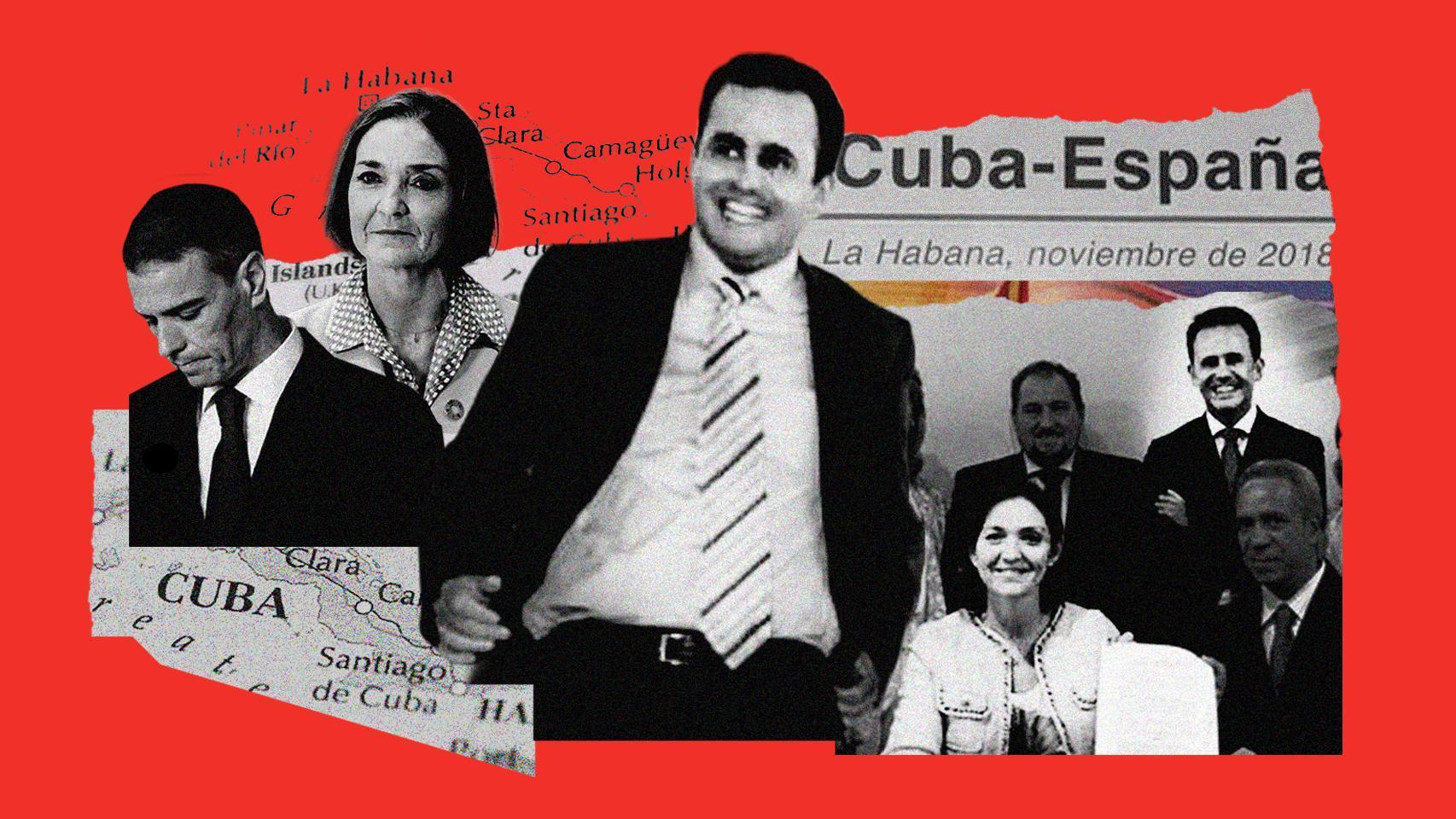 Manuel García Gallado acompañó a Pedro Sánchez y Reyes Maroto a un viaje a Cuba.