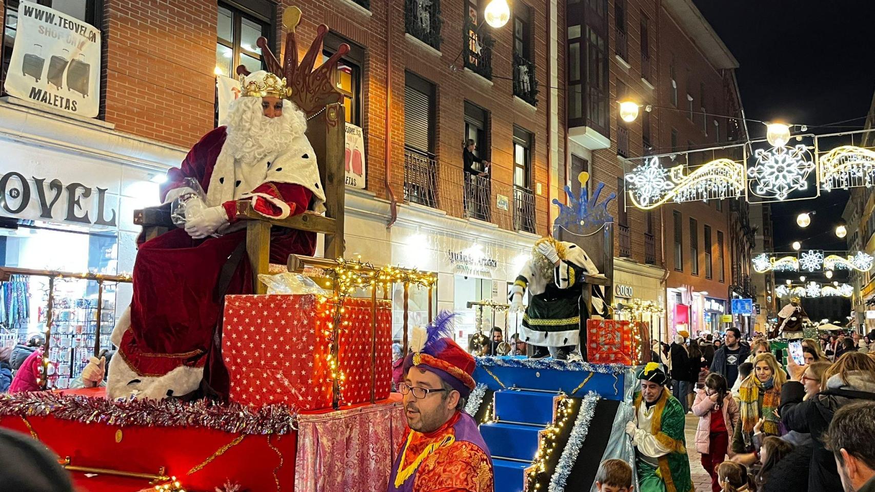 Cabalgata de Reyes de la calle Mantería de Valladolid