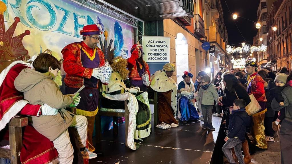 Cabalgata de Reyes de la calle Mantería de Valladolid