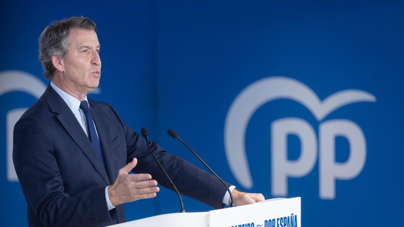 El presidente del PP, Alberto Núñez Feijóo. Eduardo Parra / EP