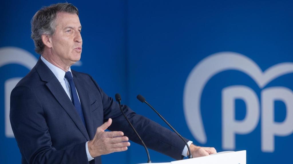 El presidente del PP, Alberto Núñez Feijóo. Eduardo Parra / EP