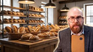 Una panadería artesana y Luis Cuesta en un montaje de El Español