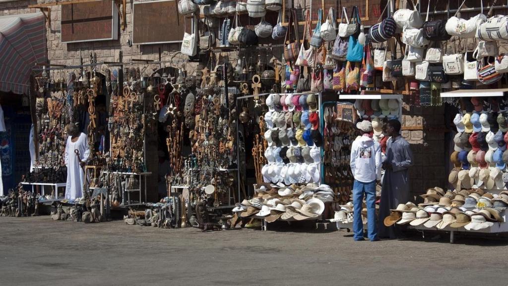 Un bazar de El Cairo, capital de Egipto.