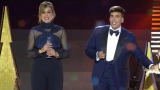 Sandra Barneda y Xuso Jones presentaron las Campanadas para Mediaset desde la terraza de Marchica, en la estación de esquí de Formigal.