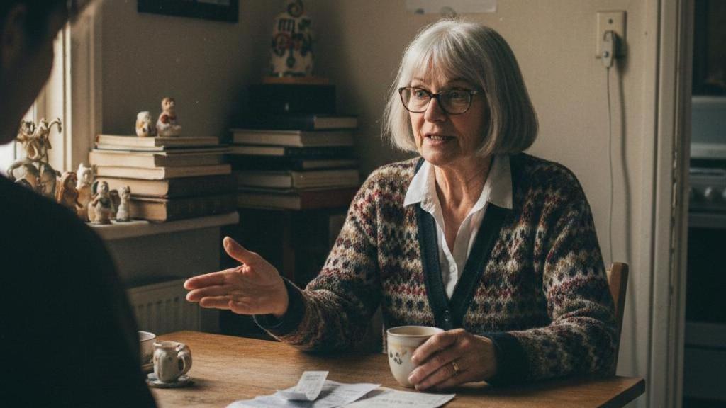 Pensionista que tiene que compartir piso a los 62 años.