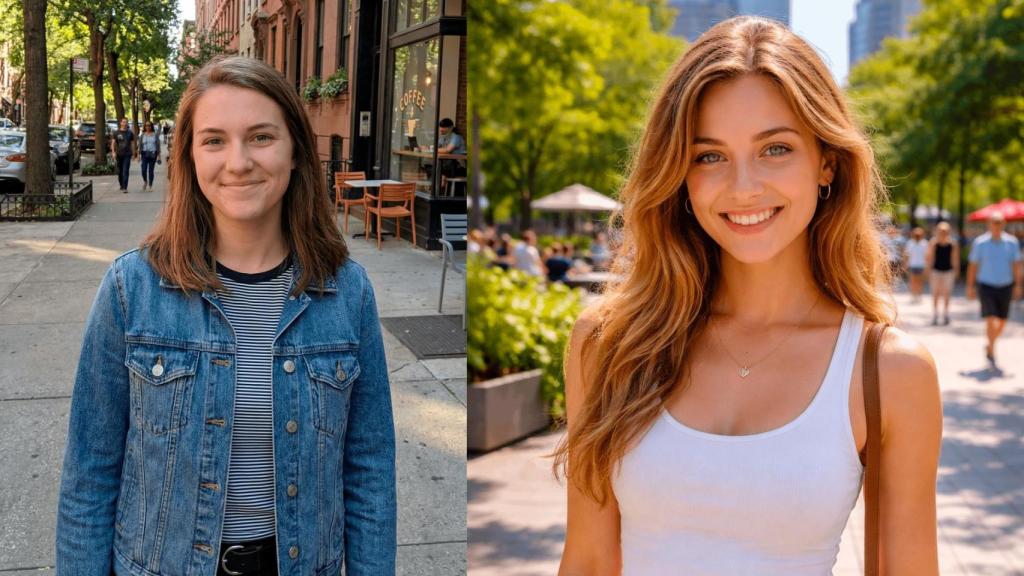 La imagen a la izquierda generada por Nano Banana Pro de Google y a la derecha por ChatGPT