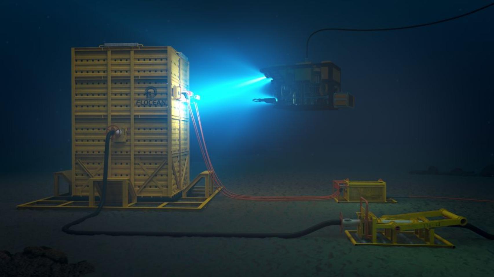 Diseño de una de las cápsulas de la planta desaladora submarina.