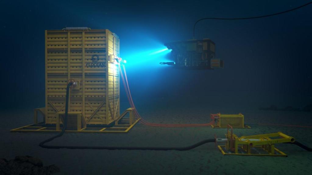 Diseño de una de las cápsulas de la planta desaladora submarina.